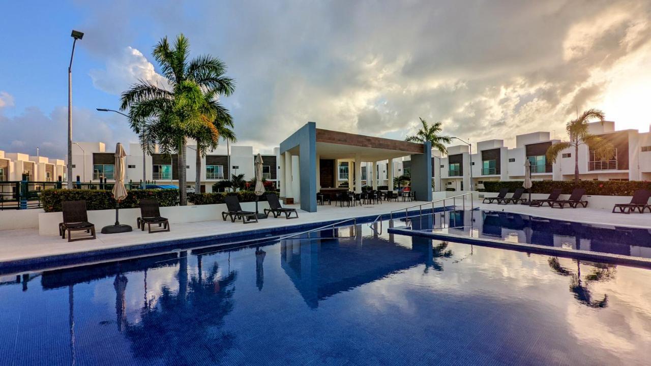 Kings Home - Big Modern House With Pool Канкун Экстерьер фото